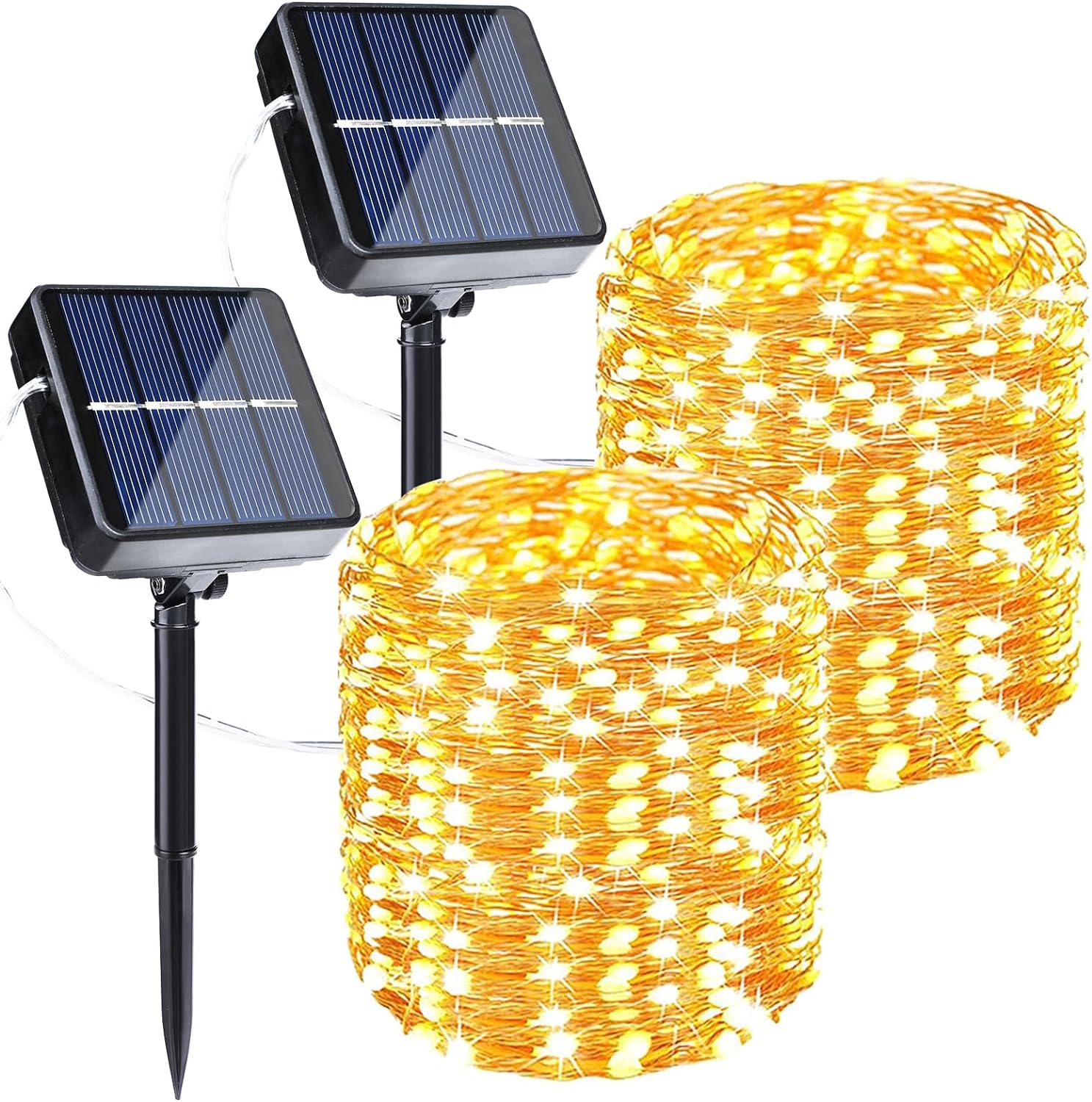 Guirnalda De Luces Solares X 2 Unidades 200 Led