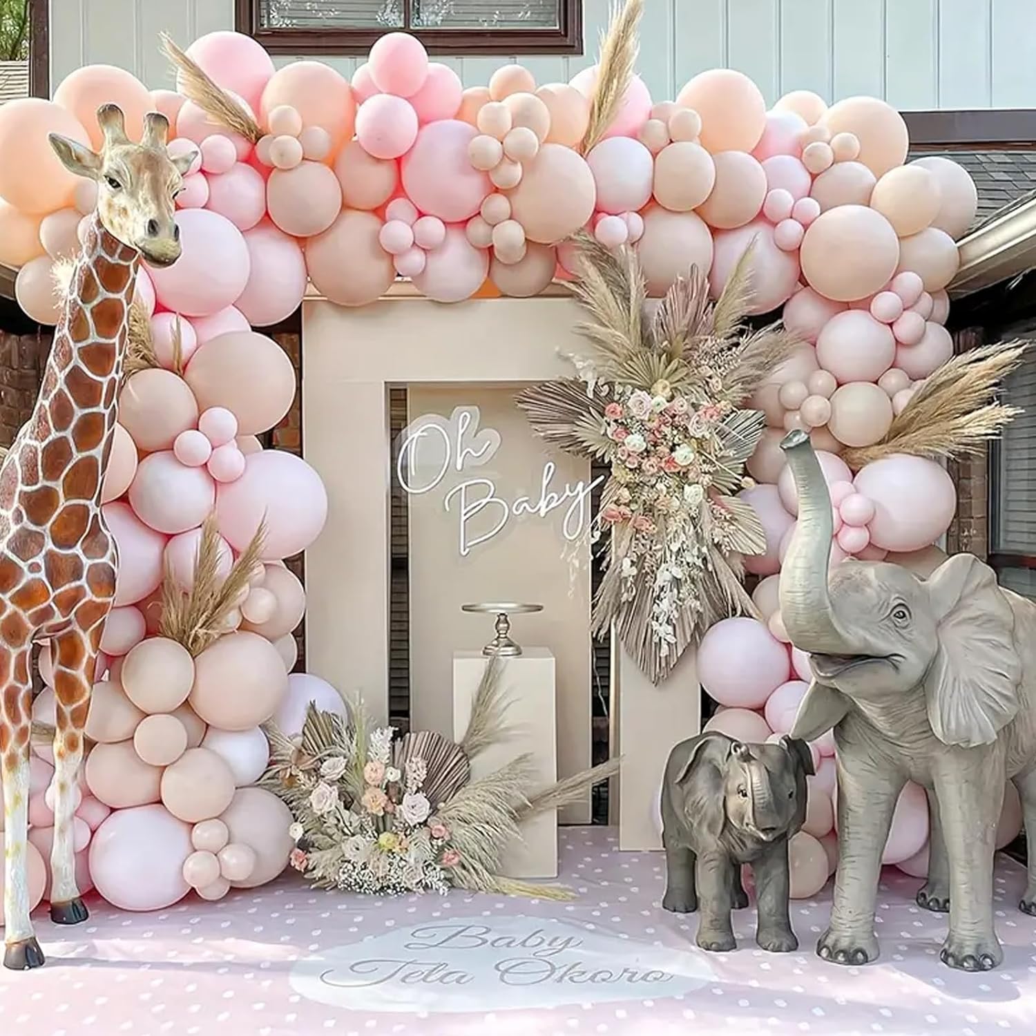 Arco Globos De Látex De Diferentes Tamaños y colores X140