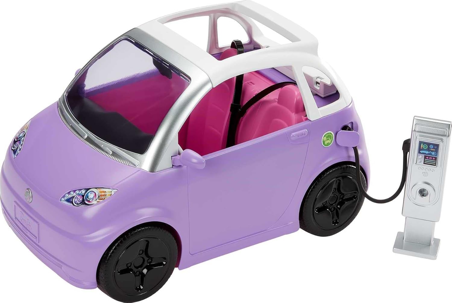 Barbie Vehiculo Eléctrico Con Estación Carga