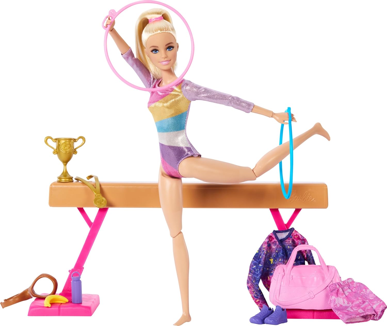 Barbie Gimnasta Olímpica Rubia Original