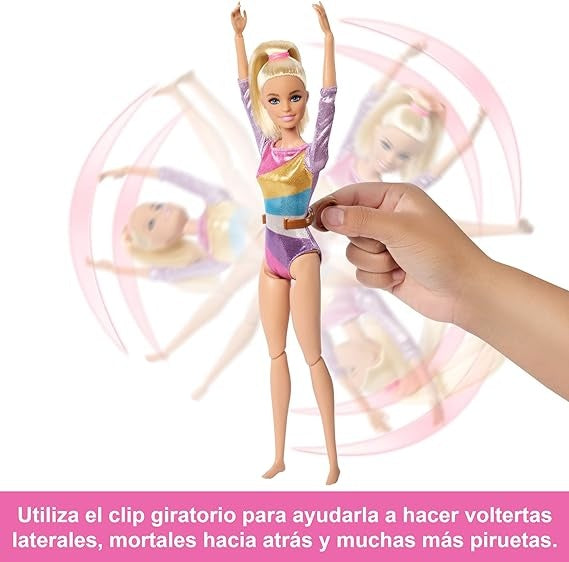 Barbie Gimnasta Olímpica Rubia Original