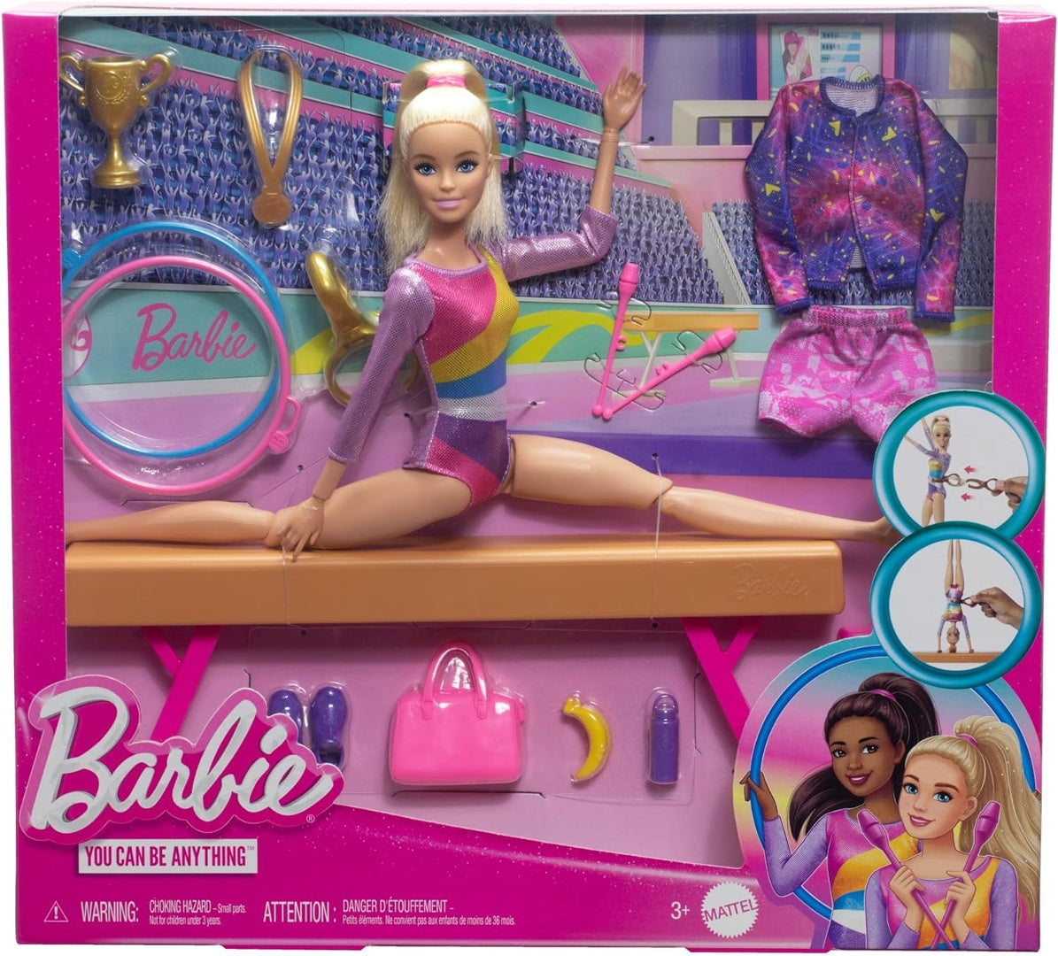 Barbie Gimnasta Olímpica Rubia Original