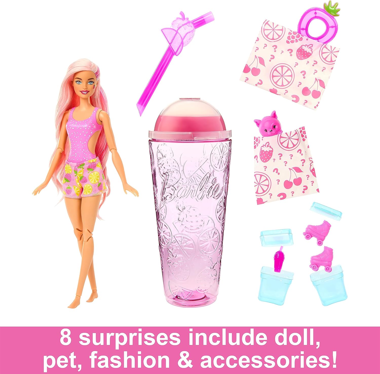 Barbie Pop Reveal Muñeca Serie De Frutas