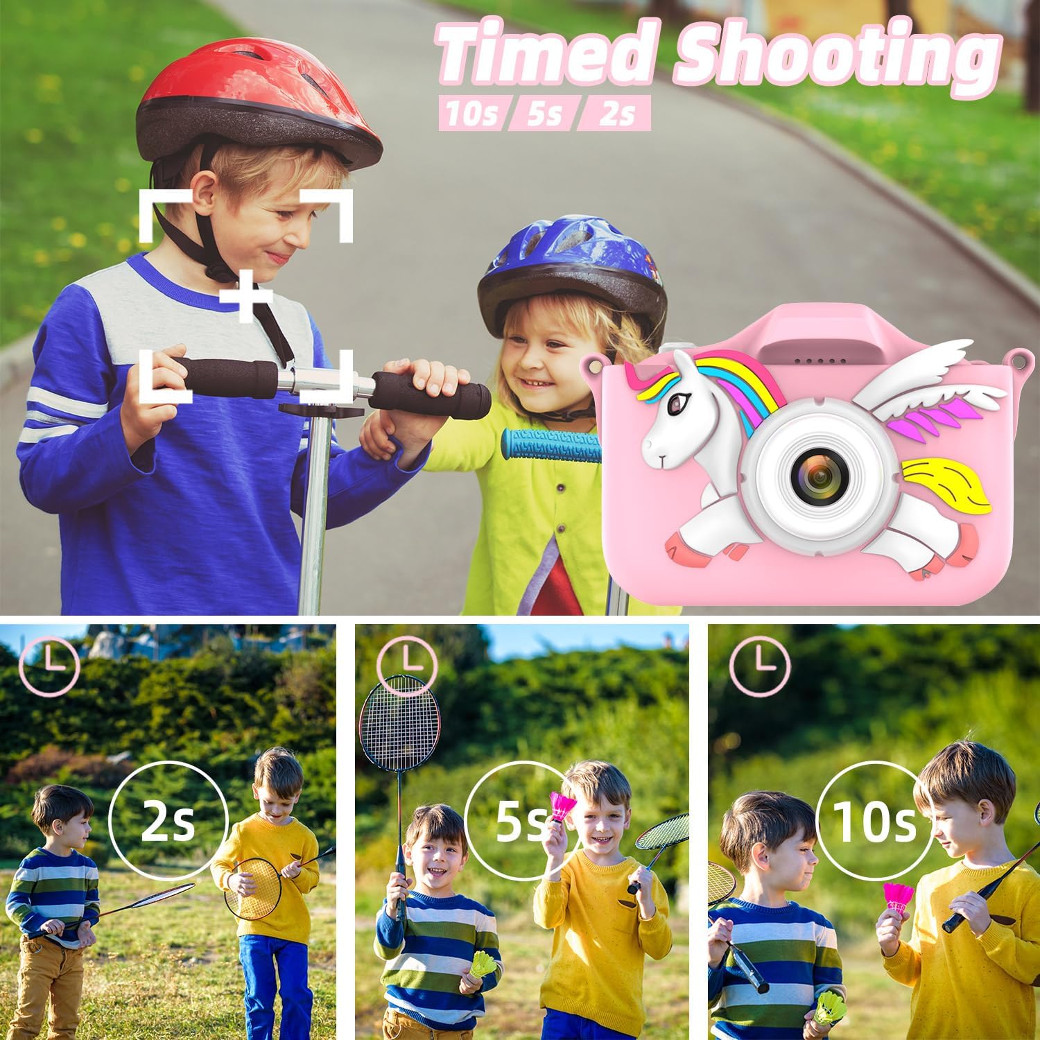 Cámara De Fotos Y Video Digital Infantil 64gb