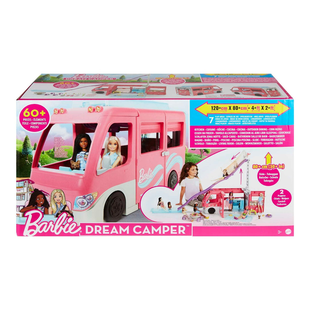 Barbie Camper  3 en 1 Barco Piscina Camion + Accesorios