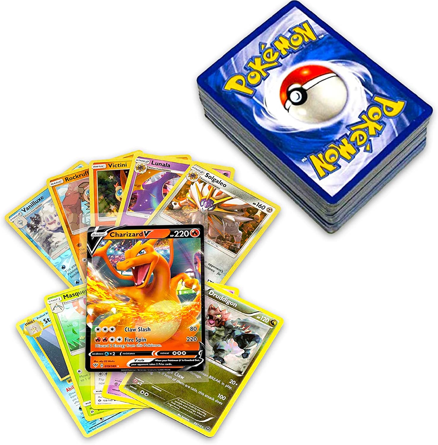 Cartas Pokemon 50 Unidades Surtidas Originales