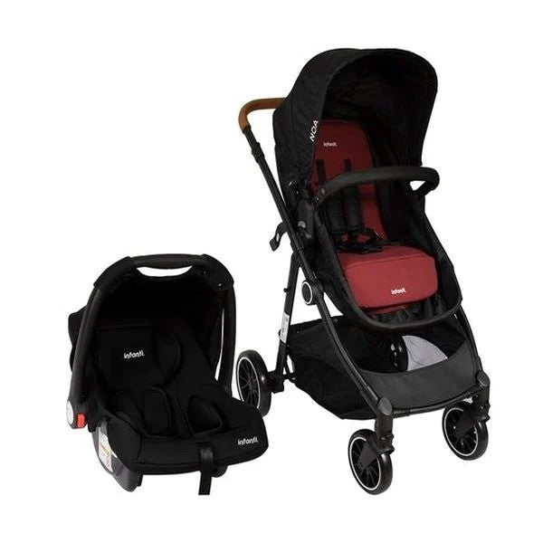 Coche Y Silla Bebe Noa + Base De Auto + Bolso