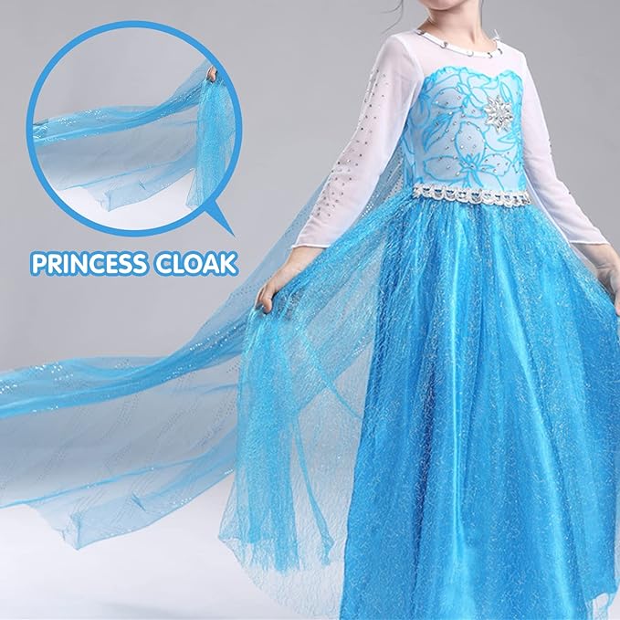 Disfraz Vestido De Princesa Iluminado Led