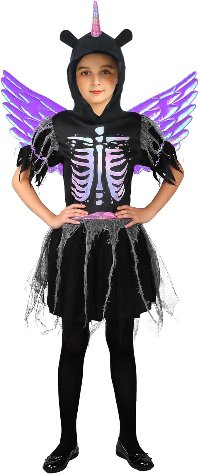 Disfraz Esqueleto De Unicornio Terror Halloween