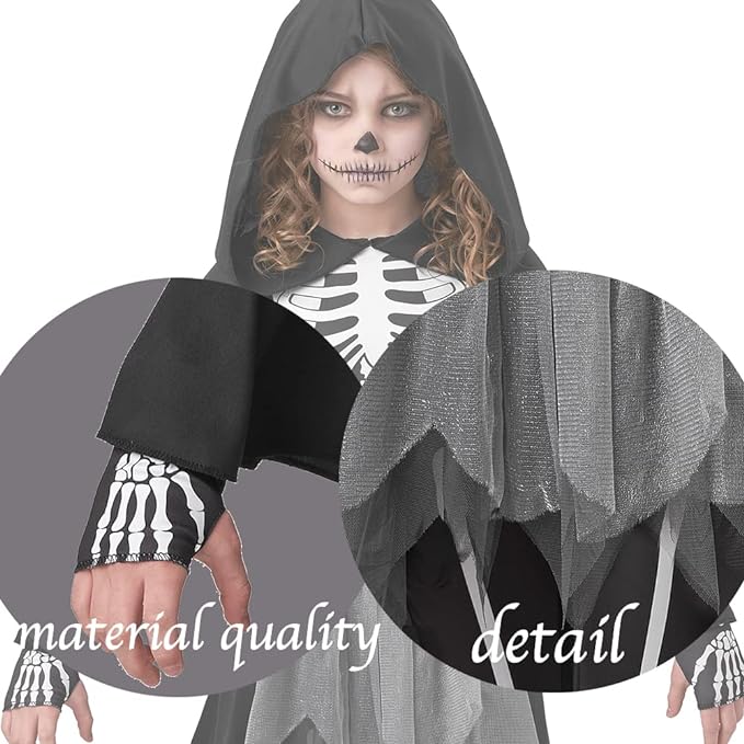 Disfraz De Halloween Calavera Infantil Con Tutu