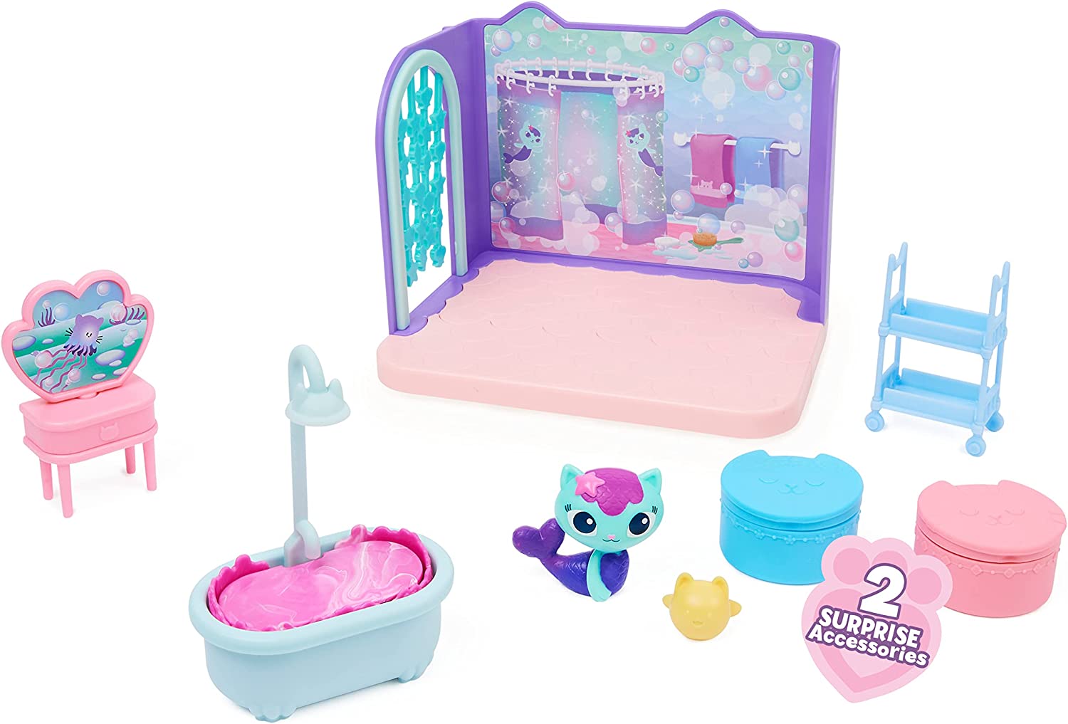 Gabby's Dollhouse Baño Con Mercat Completo