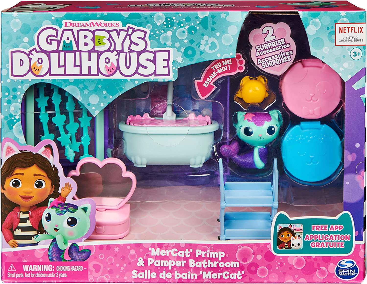 Gabby's Dollhouse Baño Con Mercat Completo