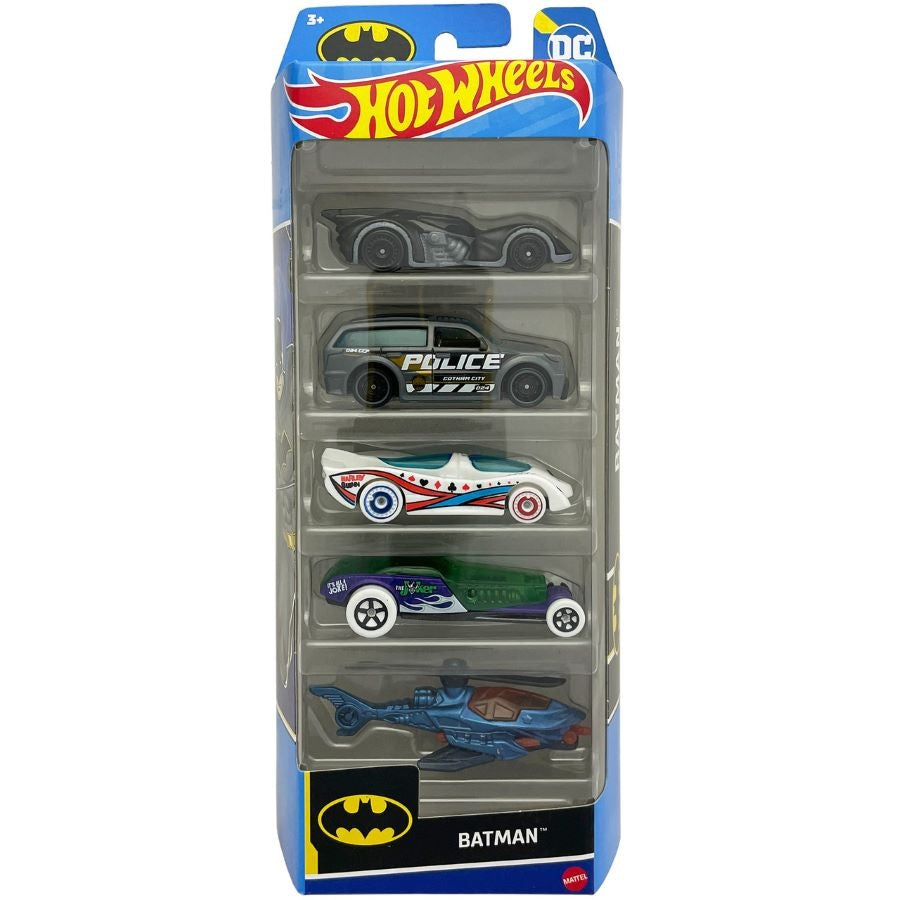 Hot Wheels Batman Juego De 5 Autos Escala 1:64