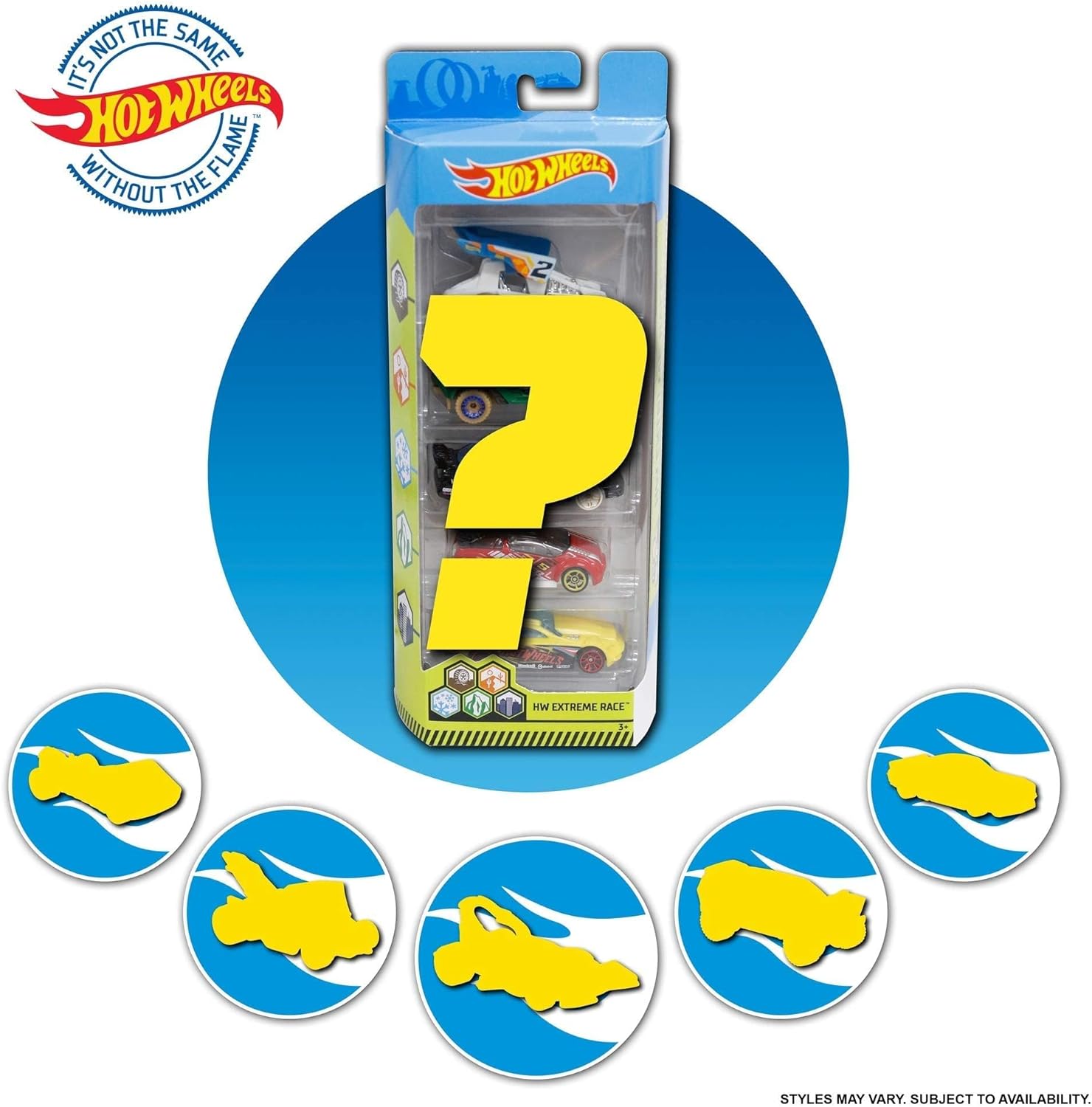 Hot Wheels City Juego De 5 Autos Escala 1:64