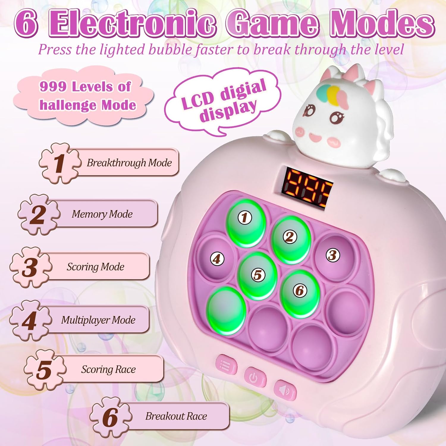 Juego Pop It Electronico Sensorial Digital