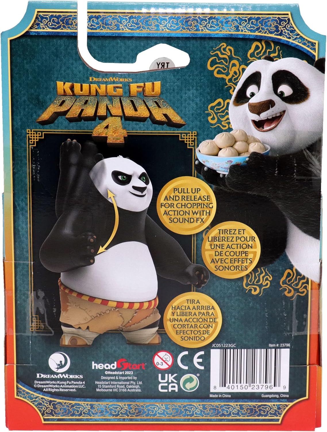 Kung Fu Panda Figura 14cm Con Sonido