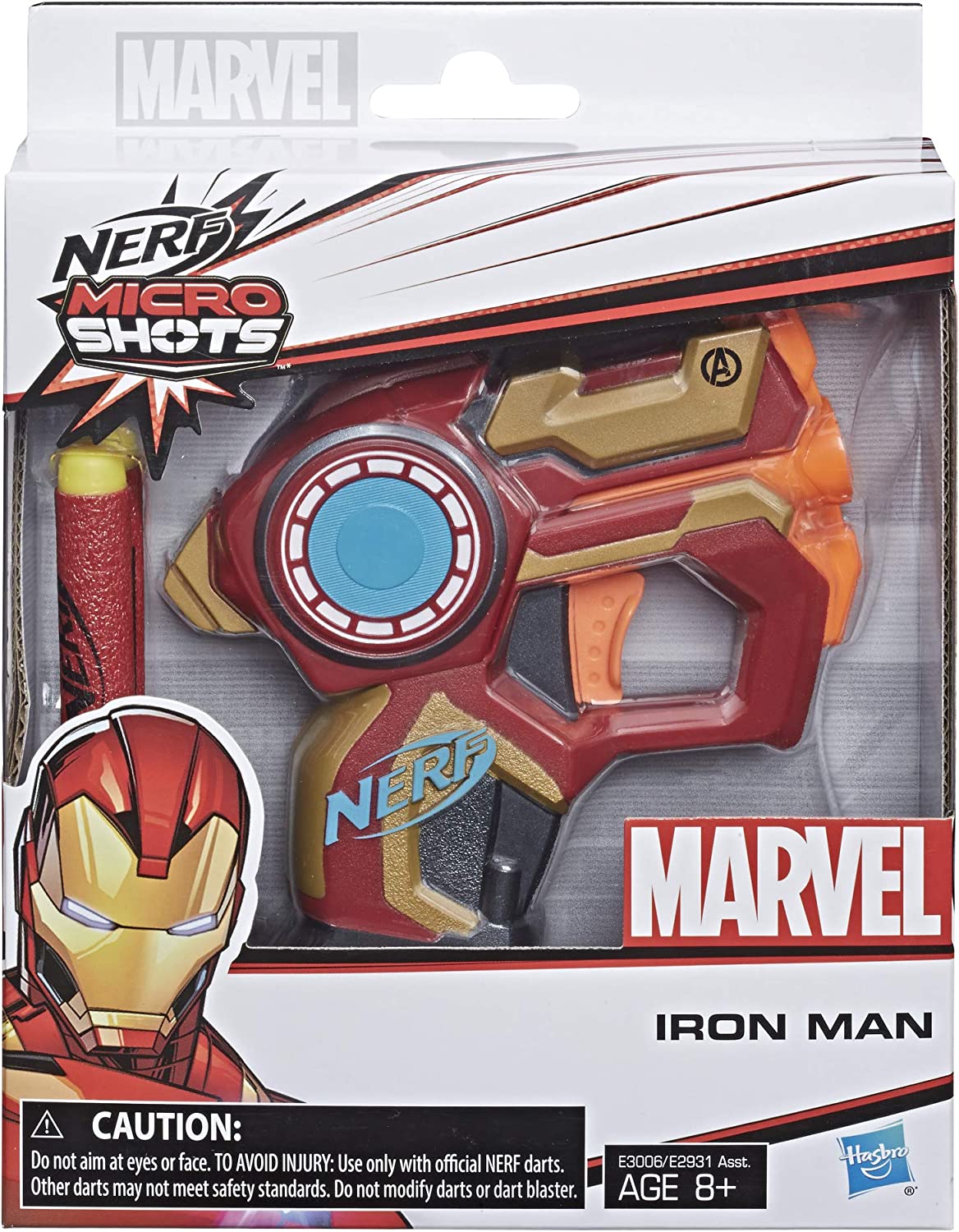 Lanzador Nerf Iron Man Con 2 Dardos Repuesto