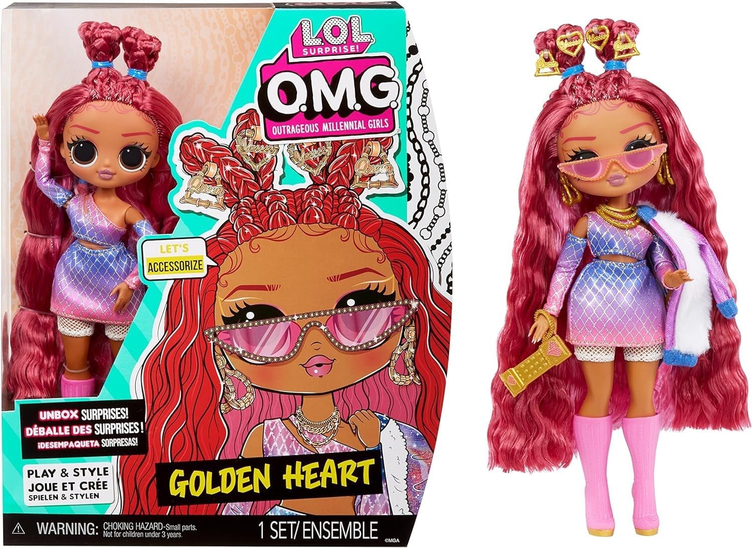 Lol Surprise! Omg Muñeca Corazón Dorado