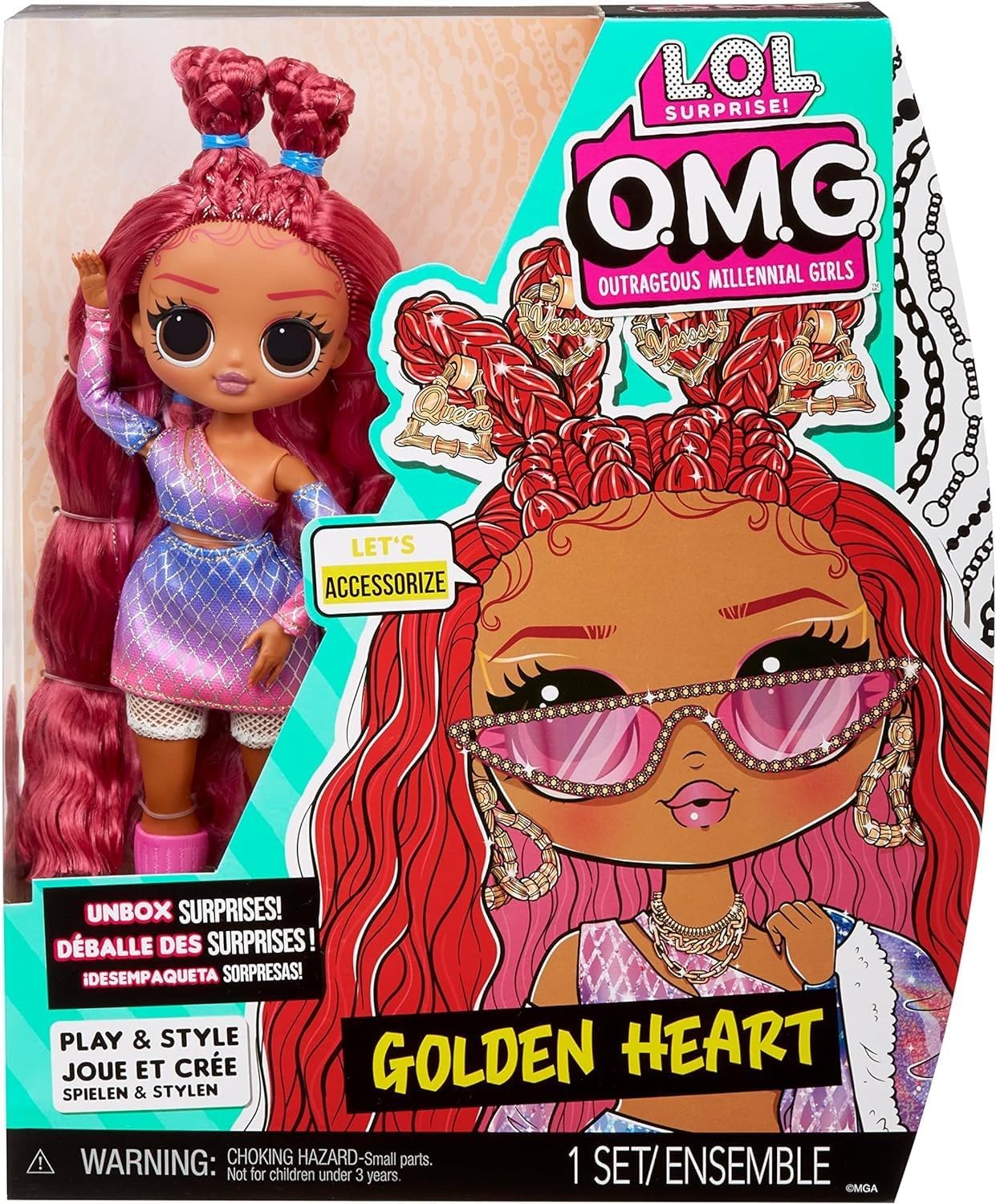 Lol Surprise! Omg Muñeca Corazón Dorado