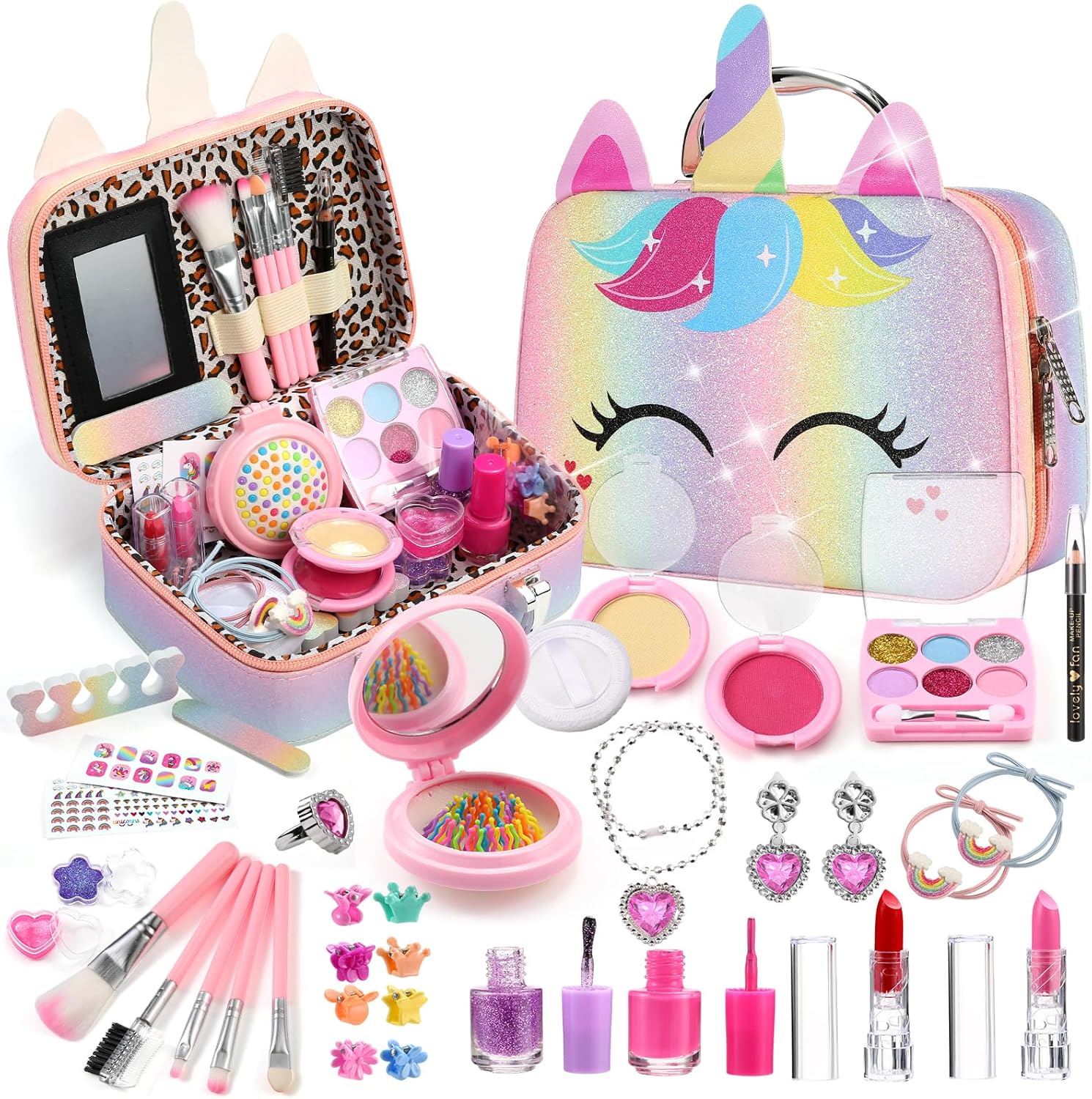 Kit De Maquillaje Infantil Lavable Real No tóxico