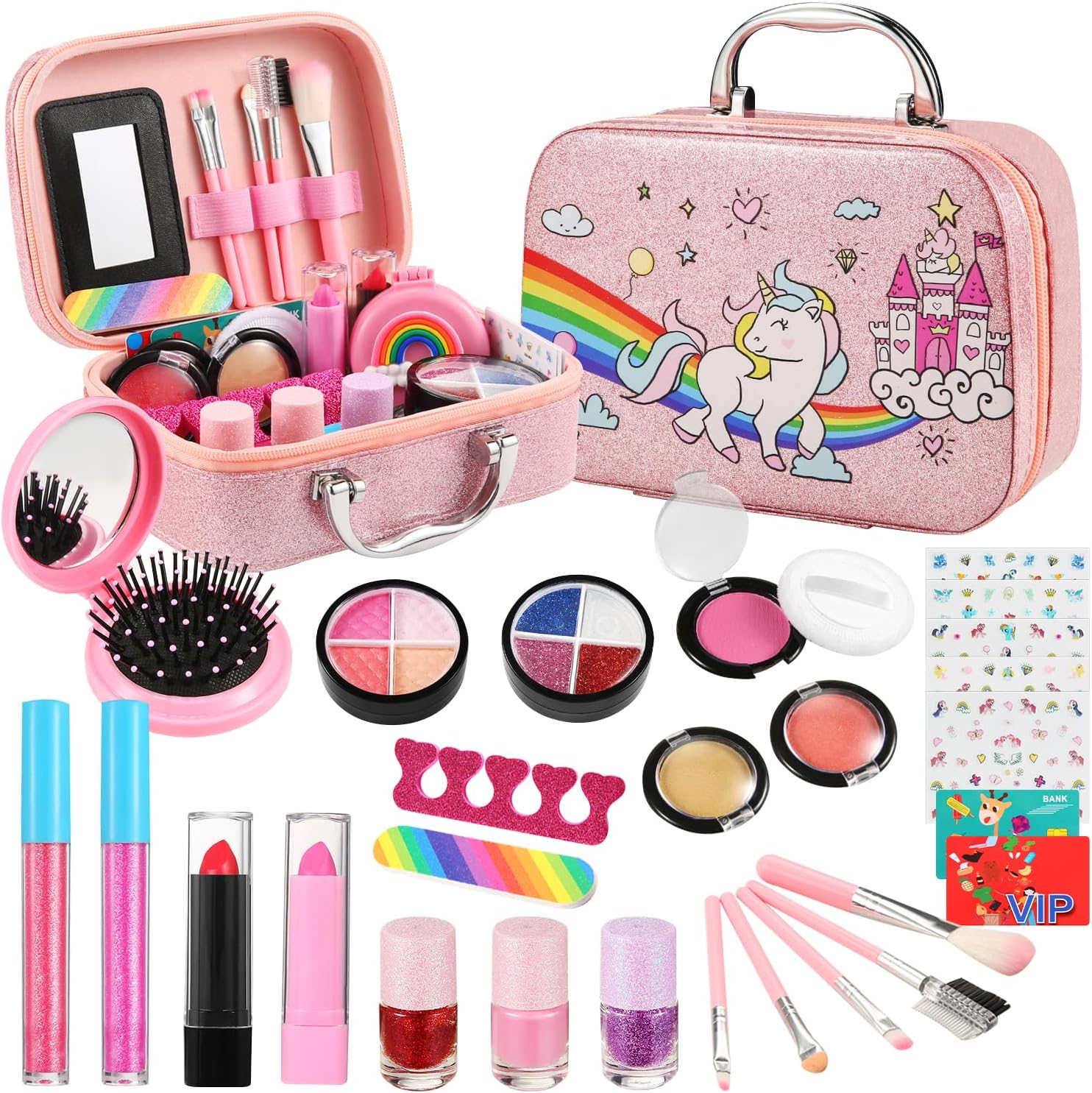 Kit De Maquillaje Infantil Lavable Real No tóxico