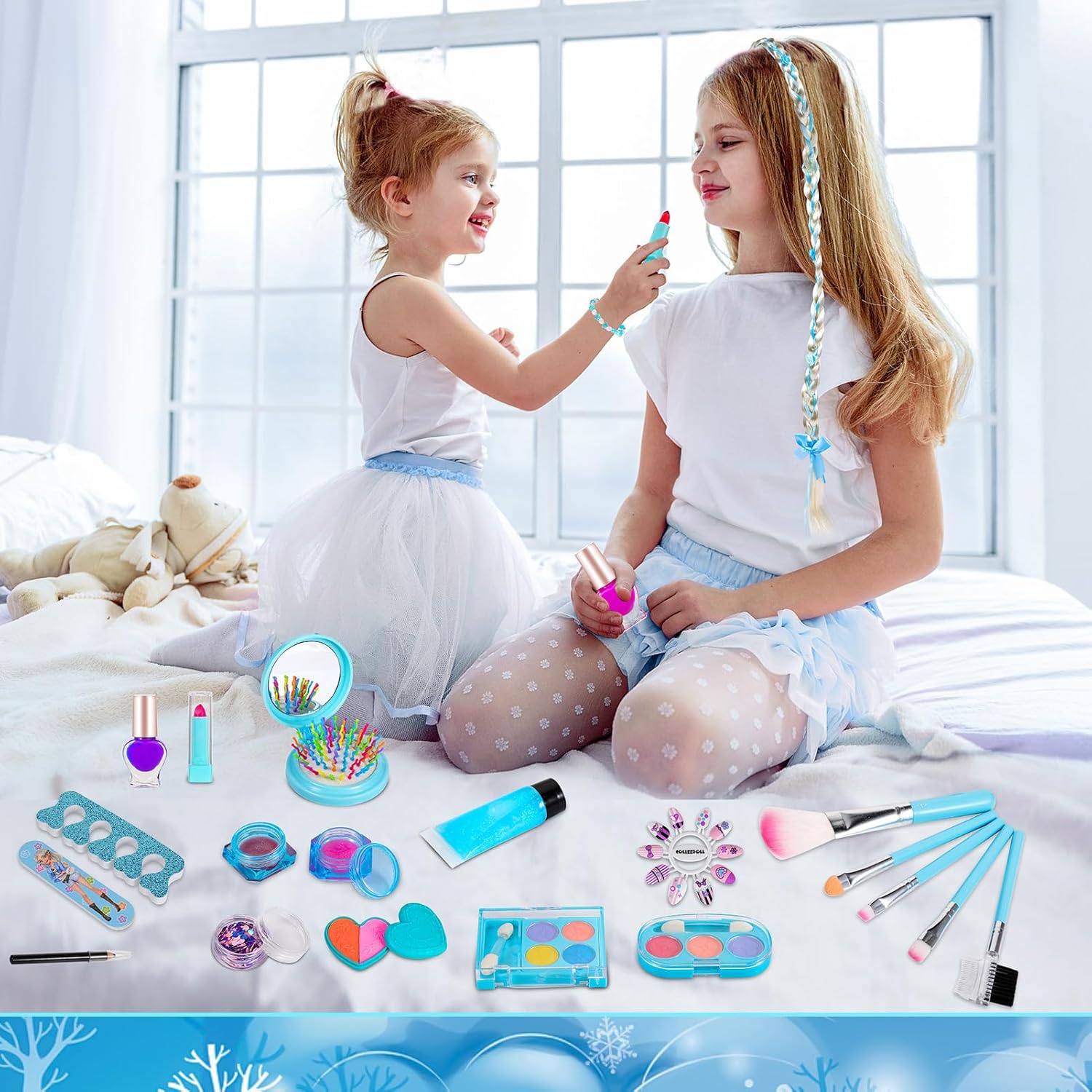 Set De Maquillaje Lavable Real Para Niños con maletin