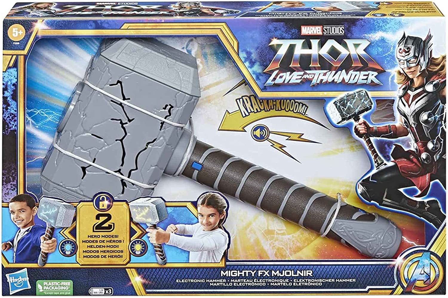 Martillo Thor Original Marvel Luces Y Sonido