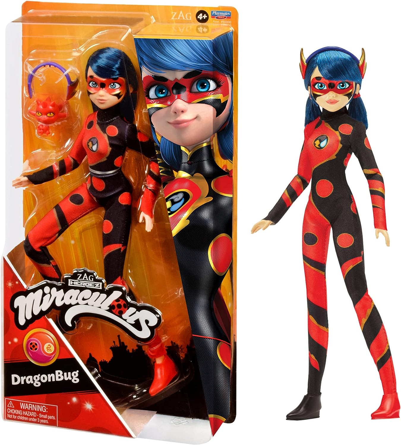 Miraculous Muñeca Dragon Bug Héroes Original