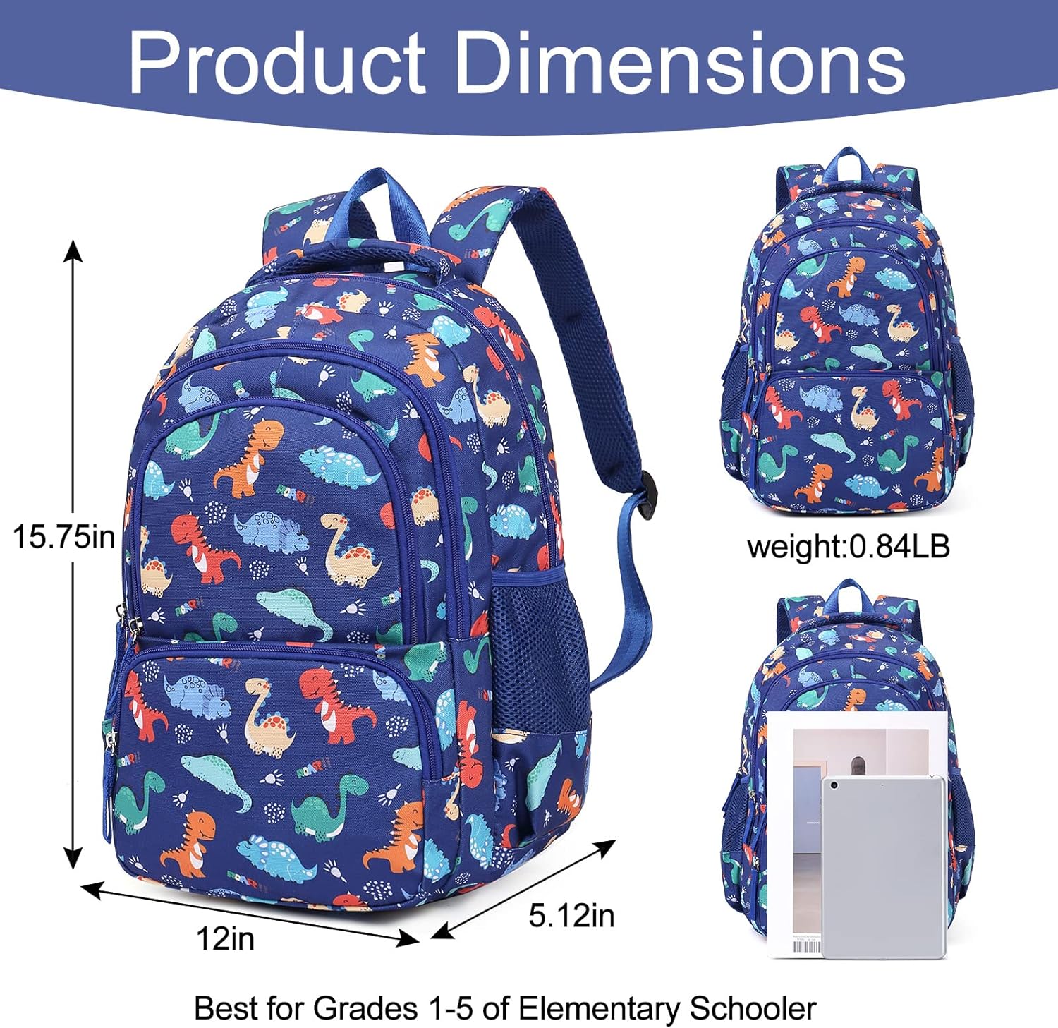 Mochila Infantil Varios Diseños Gran Capacidad