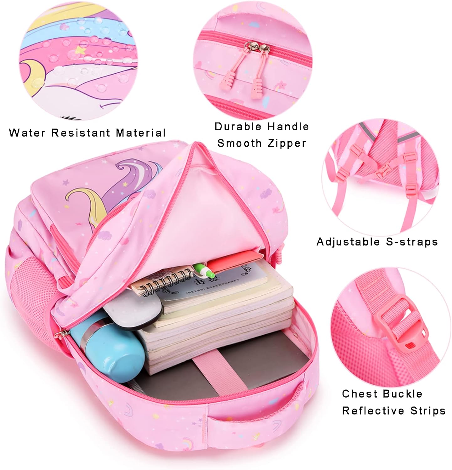 Mochila Infantil Unicornio Super Liviana