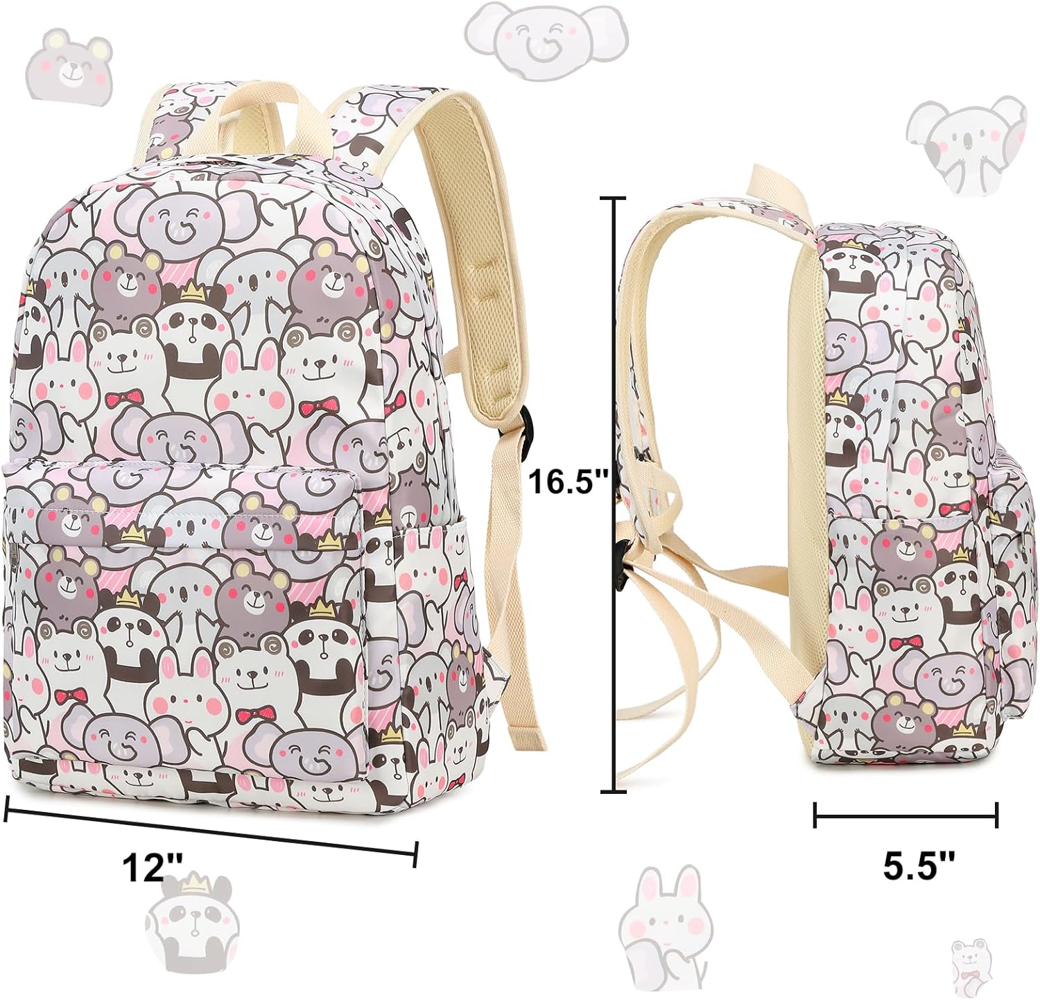 Mochila Escolar Con Lonchera Varios Diseños