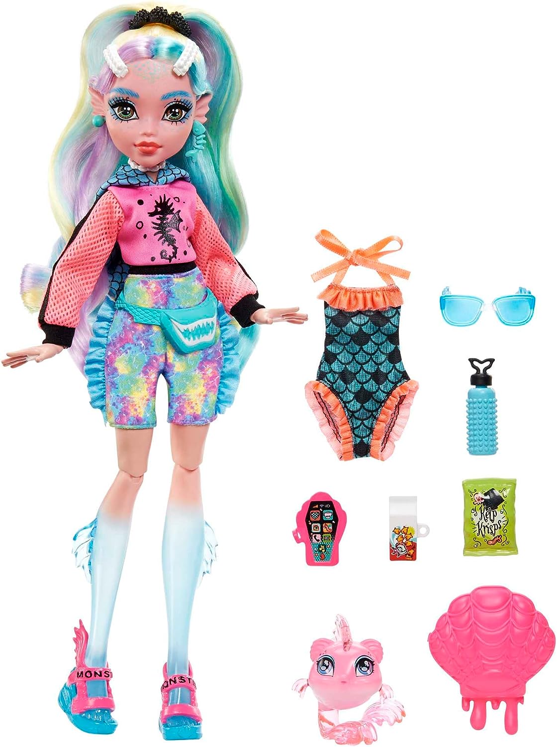 Monster High Muñeca Lagoona Blue Y Mascota