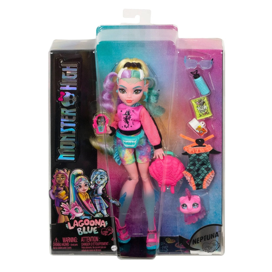 Monster High Muñeca Lagoona Blue Y Mascota