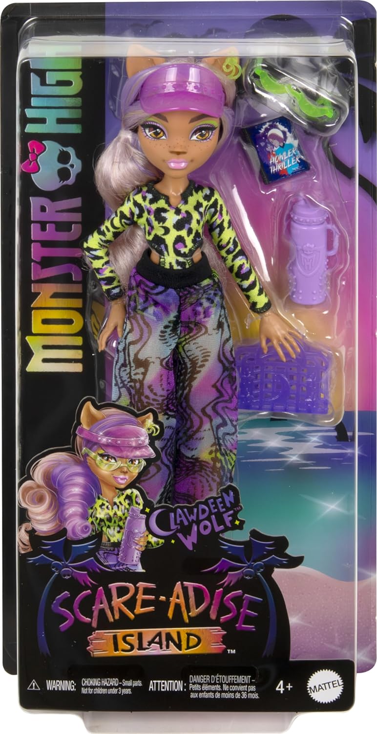 Muñeca Monster High Isla Delterror Clawdeen Wolf