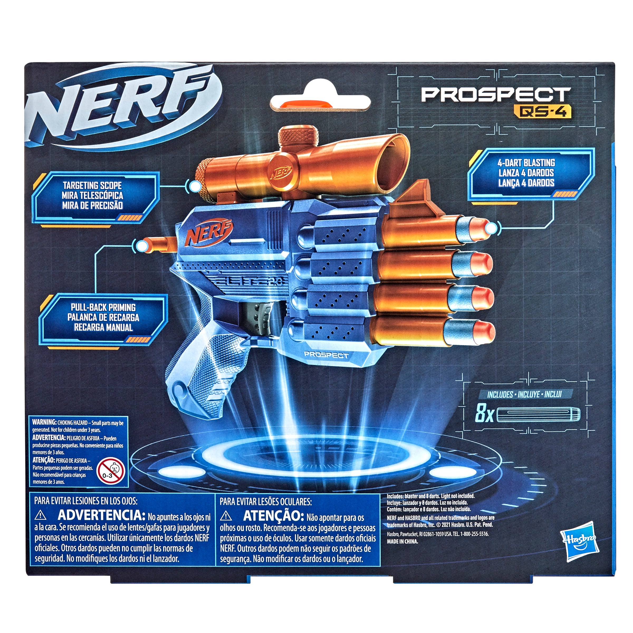 Pistola Lanzador Nerf Elite 2.0 Prospec +Regalo
