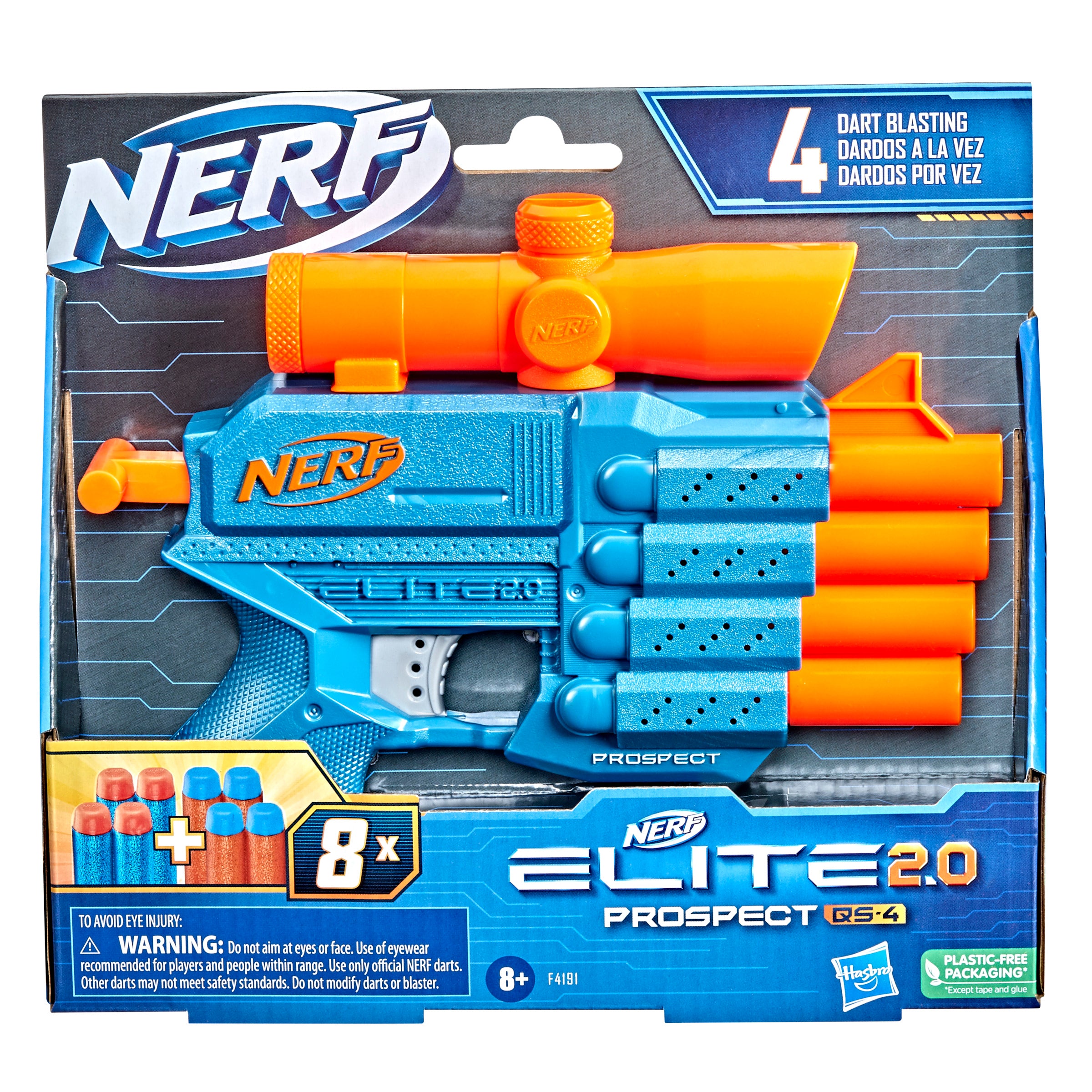 Pistola Lanzador Nerf Elite 2.0 Prospec +Regalo