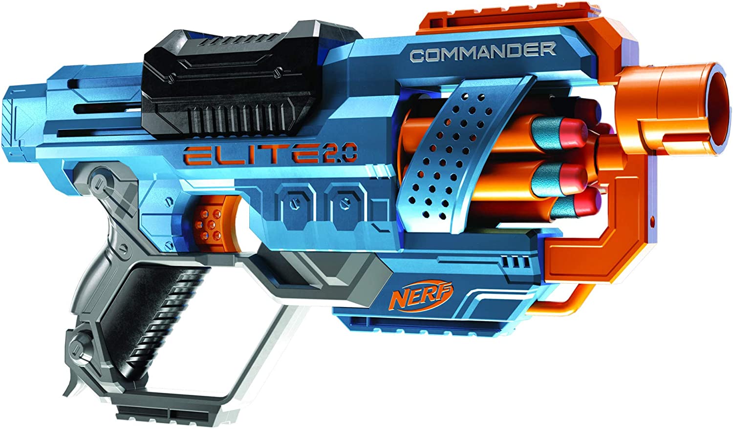 Nerf Elite 2.0 Commander Rd6 Blaster 12 Dardos