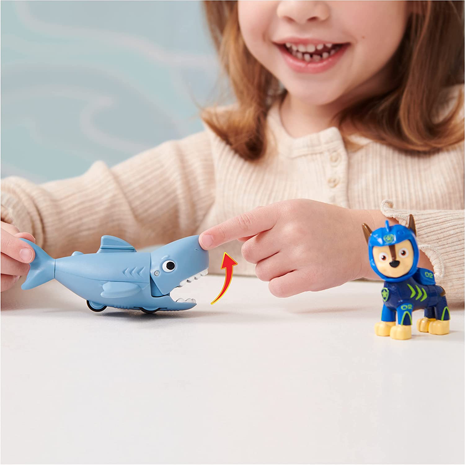 Paw Patrol Aqua Pups Todos Los Personajes marinos con figura