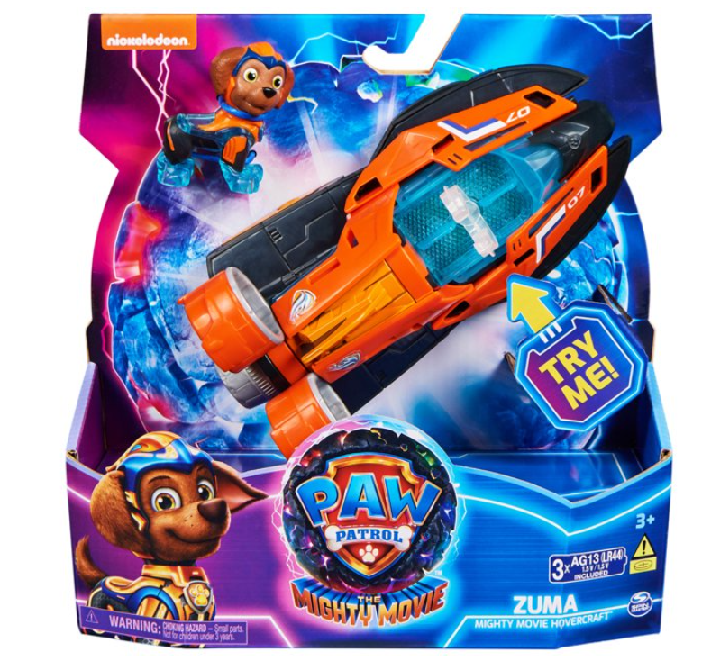 Paw Patrol Vehículo The Mighty Movie Con Figura