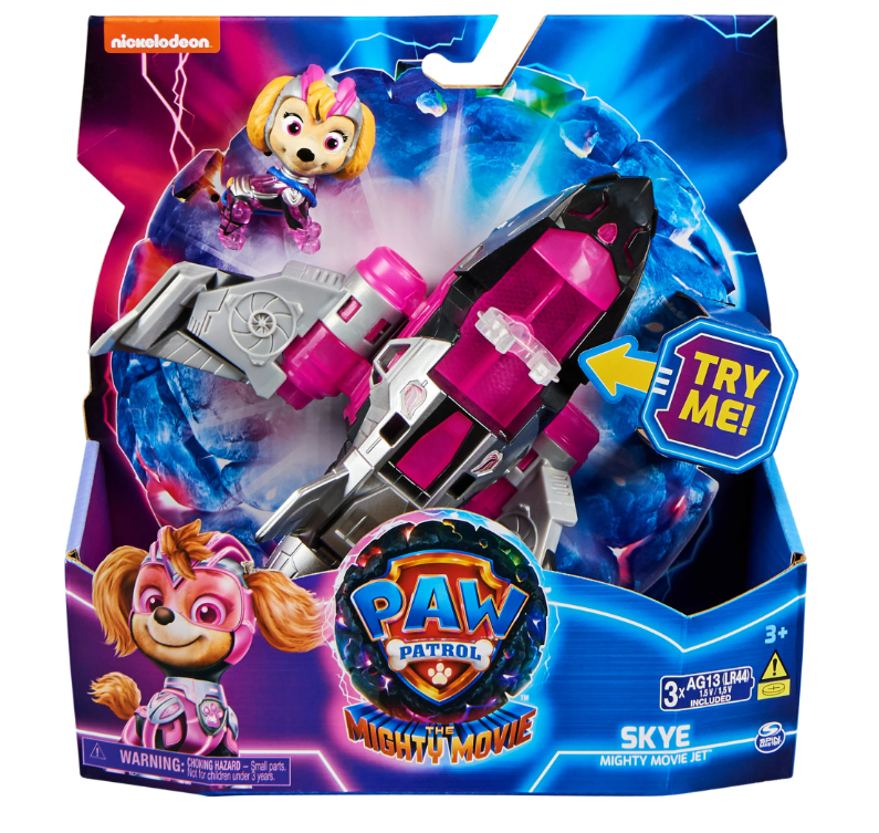 Paw Patrol Vehículo The Mighty Movie Con Figura