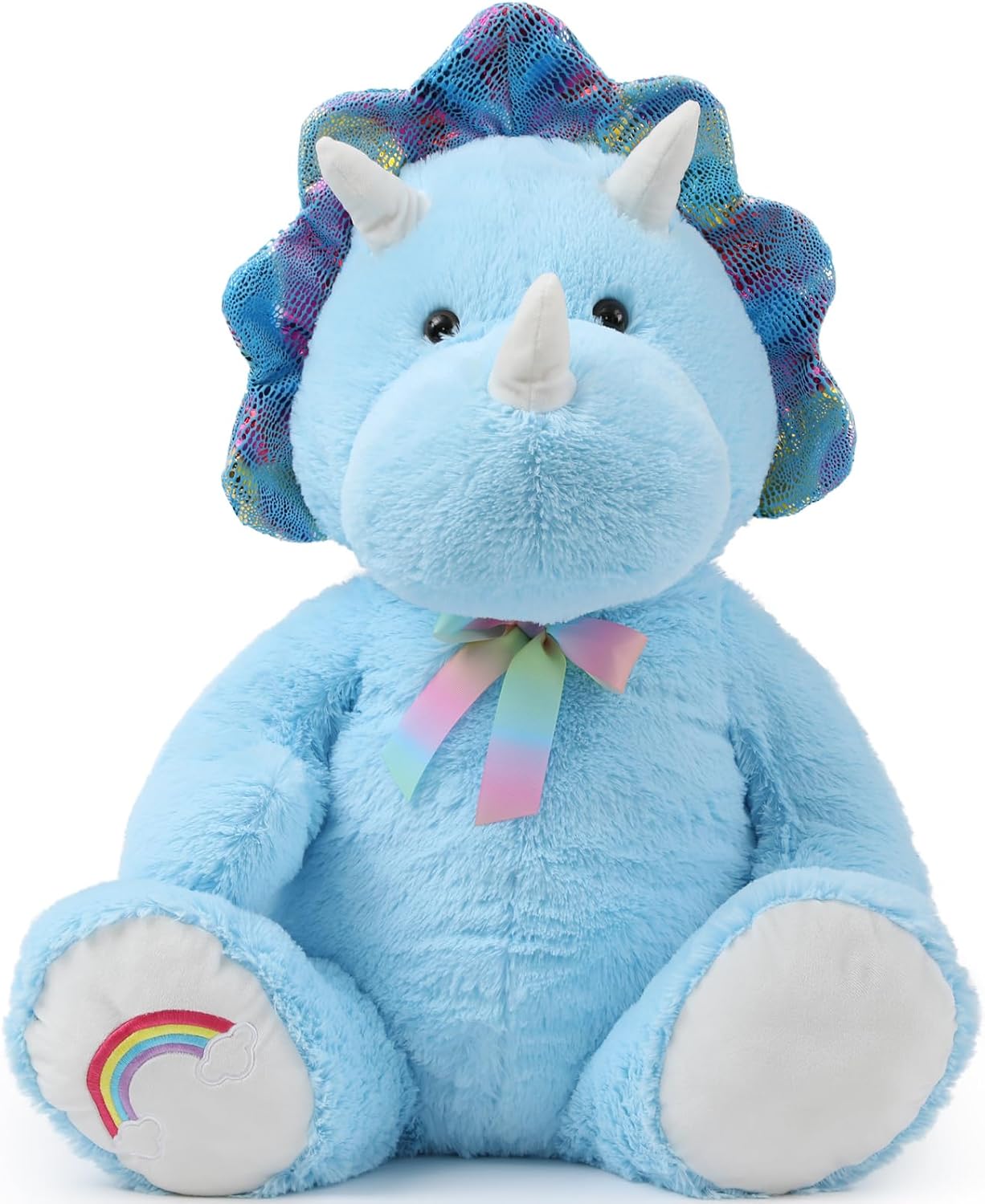 Peluche Dinosaurio Gigante Triceratops 76 cm