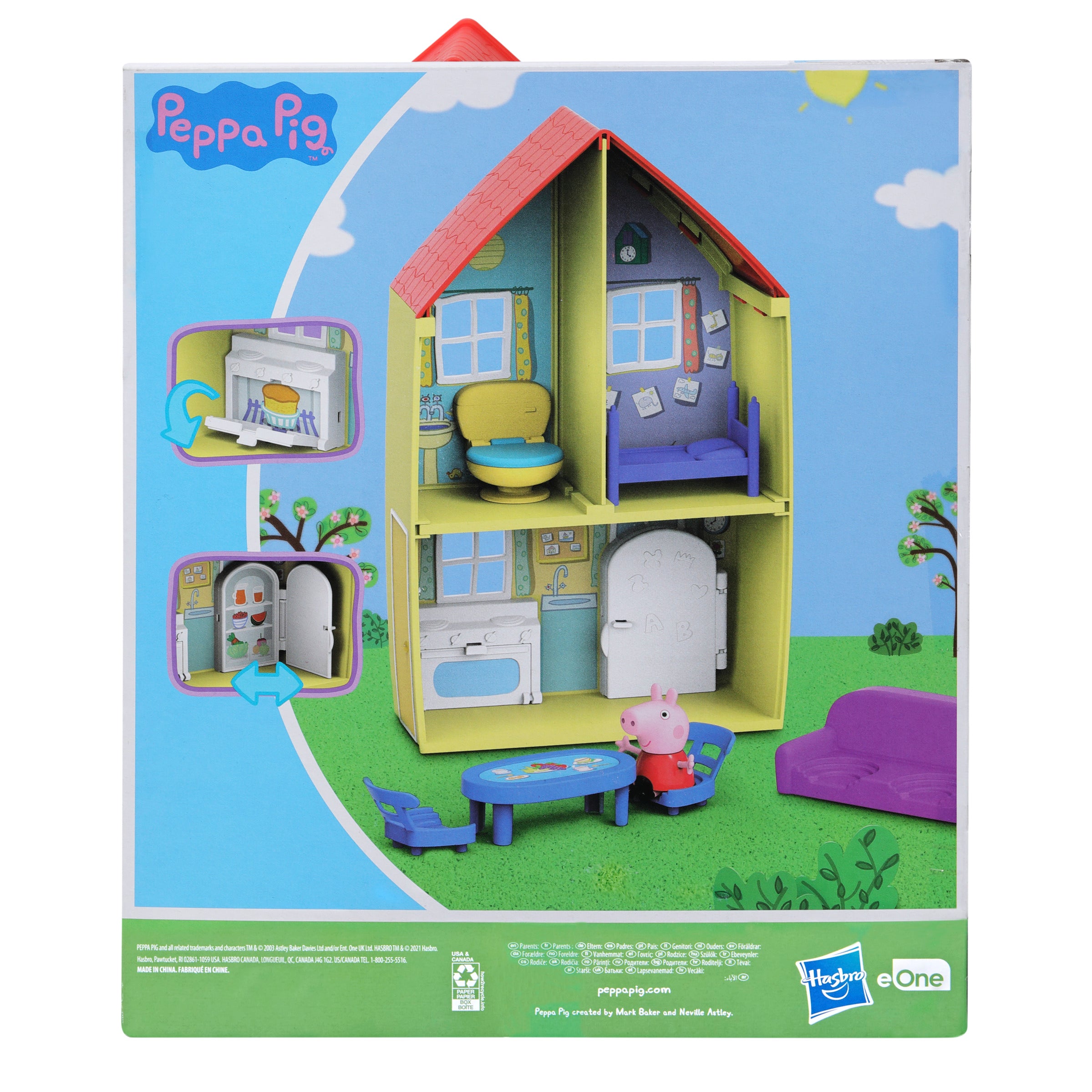 Casa De Peppa Pig + Figura de Peppa Y Accesorios