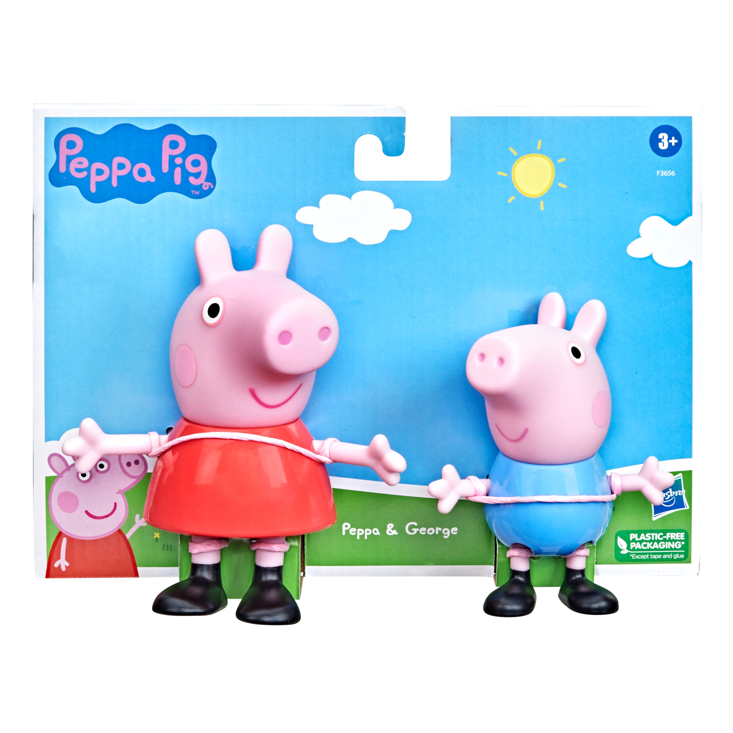 Peppa Pig Y George Set X 2 Figuras Original