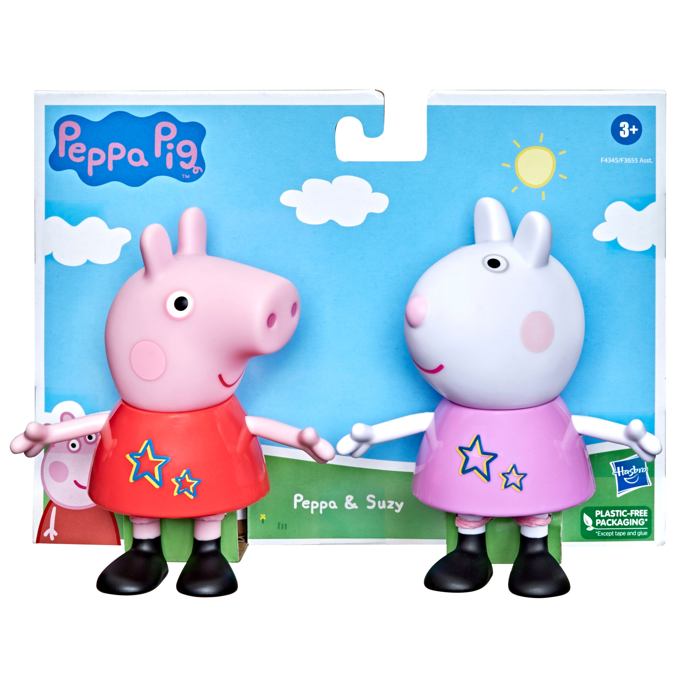 Peppa Pig Y Suzy Set X 2 Figuras 13 Cm Original