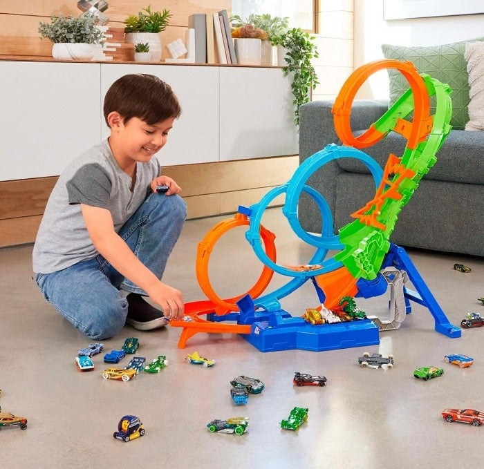 Hot Wheels Action Vueltas Y Choques Desafiantes