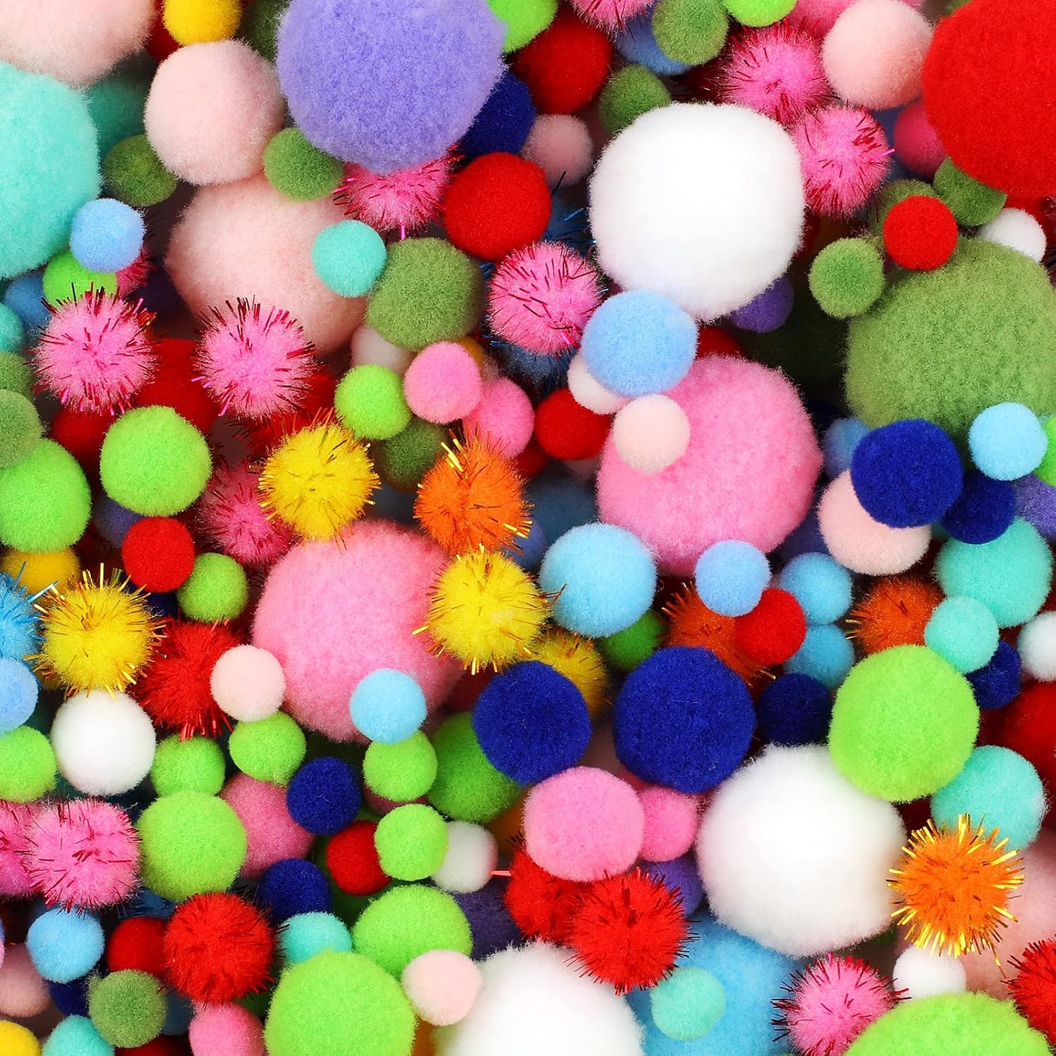 900 Pompones Multicolor Para Artes y Manualidades