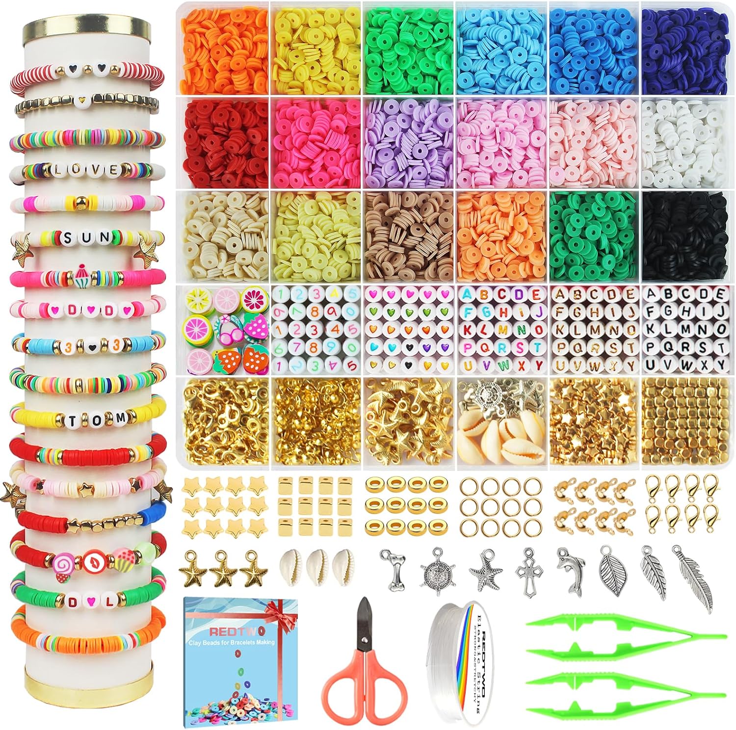 Kit De Arte Y Armado En Pulseras 5100 Piezas