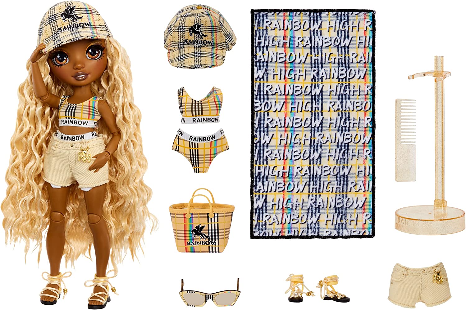 Rainbow High Pacific coast 2 Trajes Y Accesorios Harper Dune