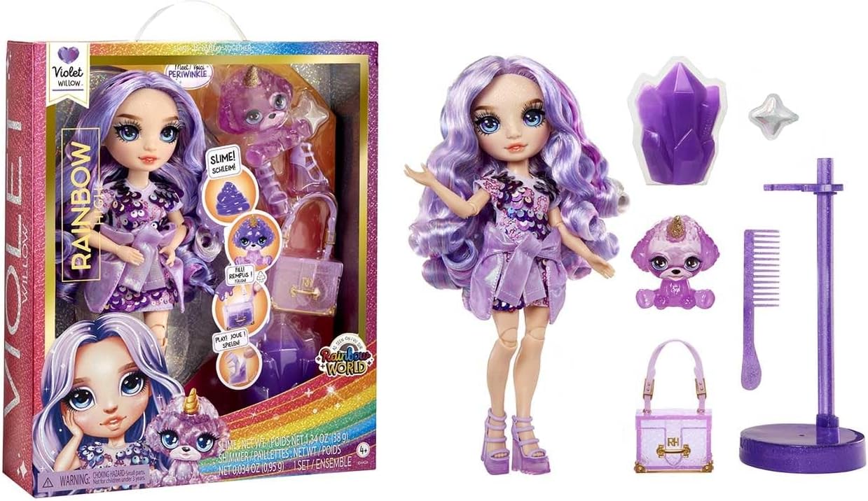 Rainbow High Violet Willow Con Slime Y Mascota