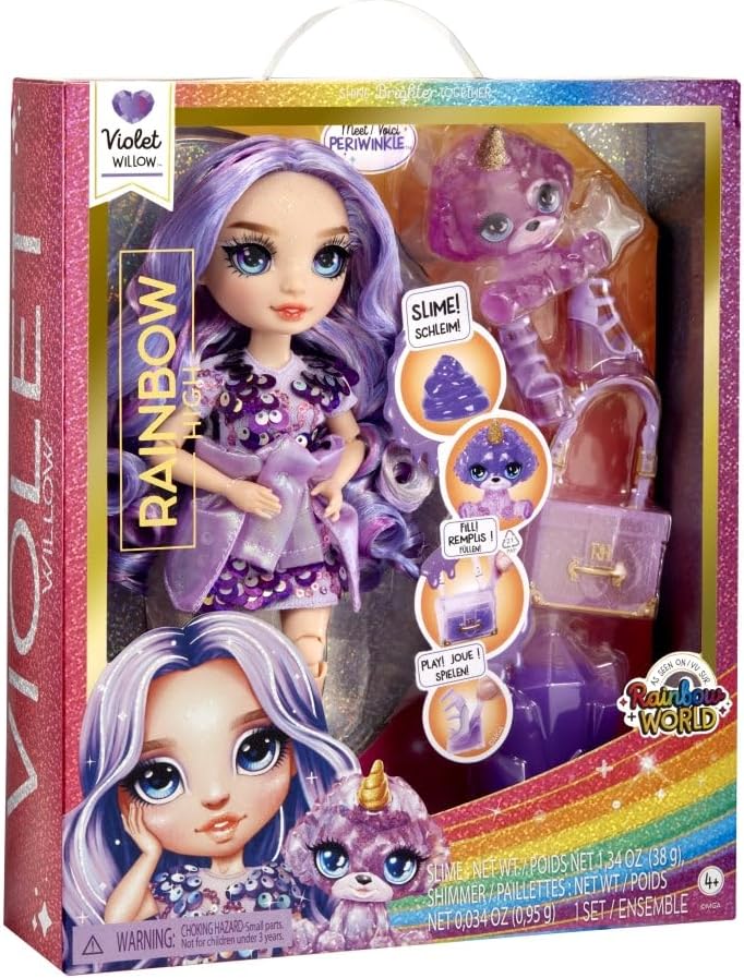 Rainbow High Violet Willow Con Slime Y Mascota